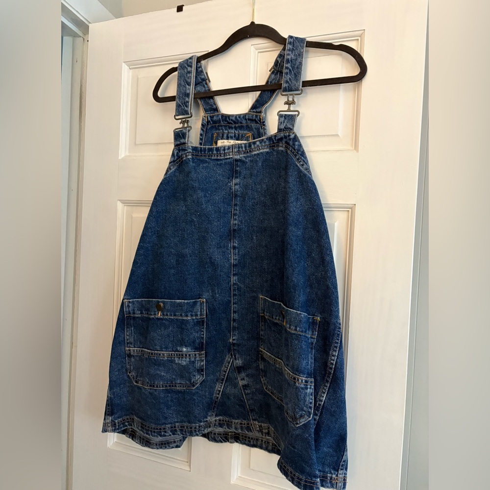 WE THE FREE SMOCK OVERALL DRESS